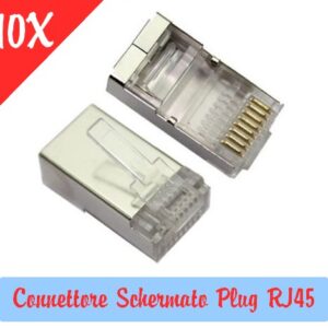 plug rj45 schermato