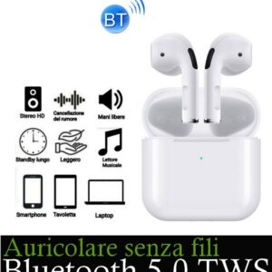 Auricolare Bluetooth 5.0 TWS senza fili biauricolare