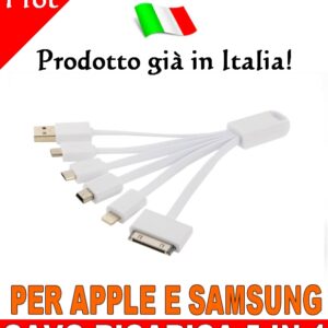 Cavo iPhone Samsung per caricabatterie auto