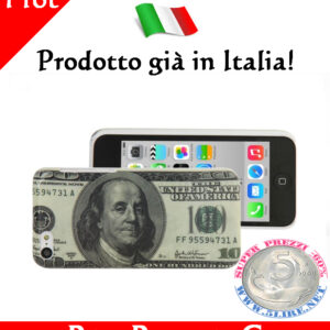 Cover Bumper Case Custodia in plastica per iPhone 5C modello 100 dollari