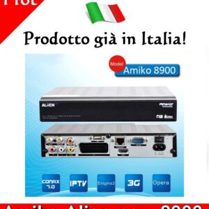 Ricevitore Satellitare Decoder AMIKO ALIEN 8900 FULL HDTV