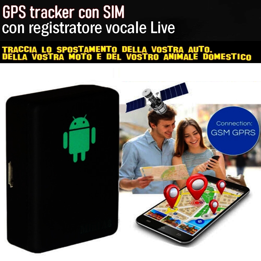 Localizzatore GPS per auto, moto, altro