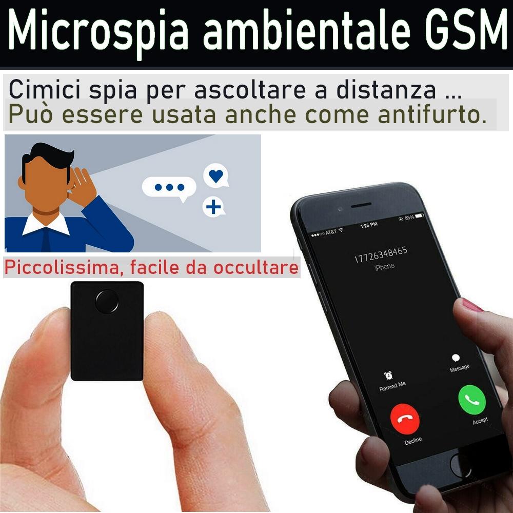 Microspia ambientale GSM audio vocale
