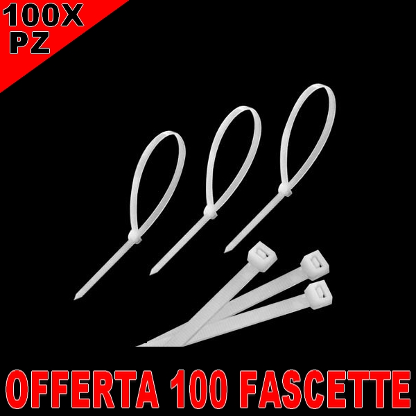 Fascette plastica bianche