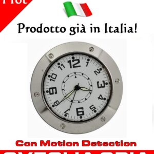 Sveglia spia con microcamera microspia ambientale