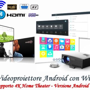 Videoproiettore android wifi