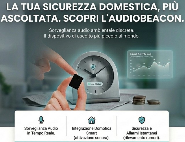 Microspia Ambientale GSM Audio: Ascolto Remoto Illimitato