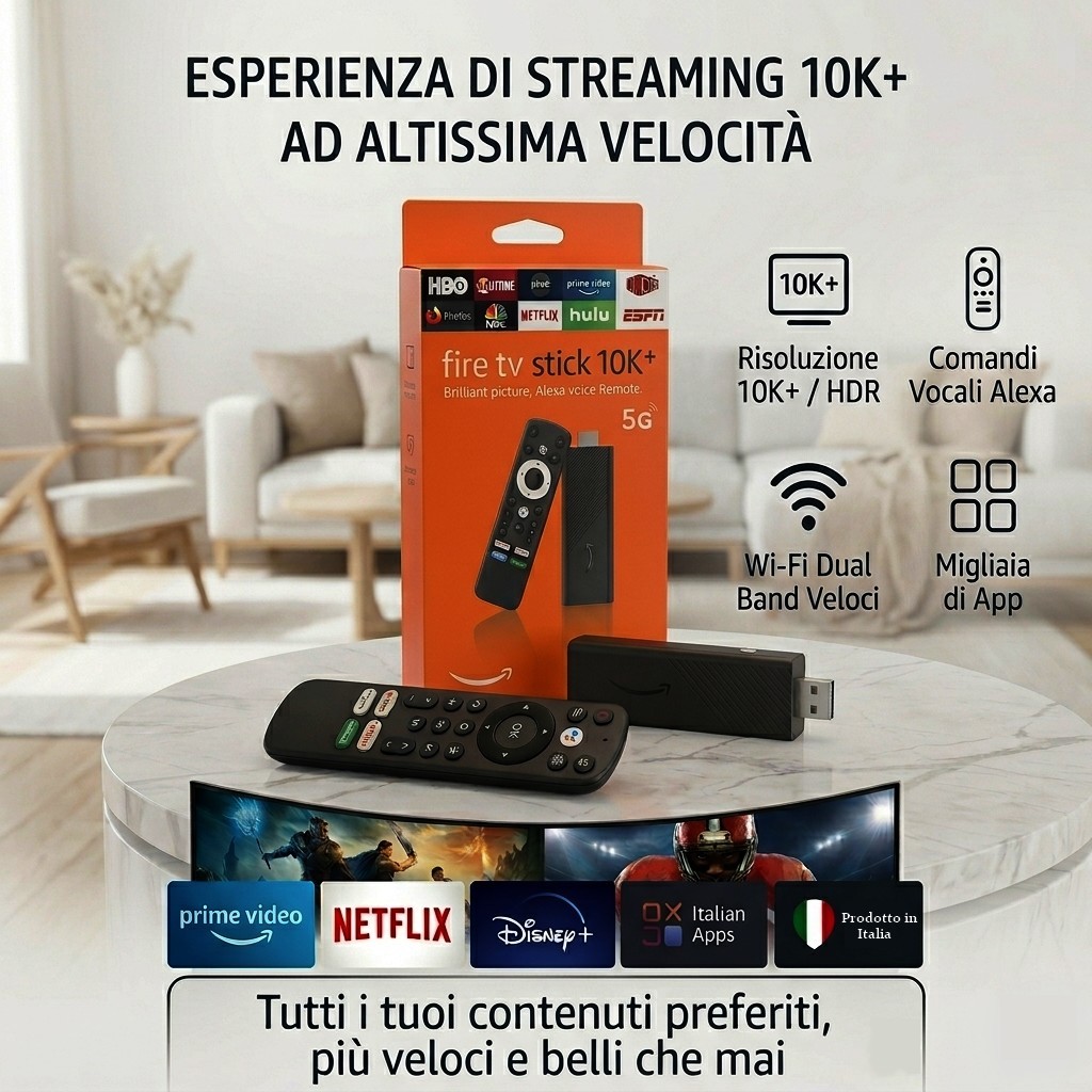 Telecomando Bluetooth Vocale TV Stick Android